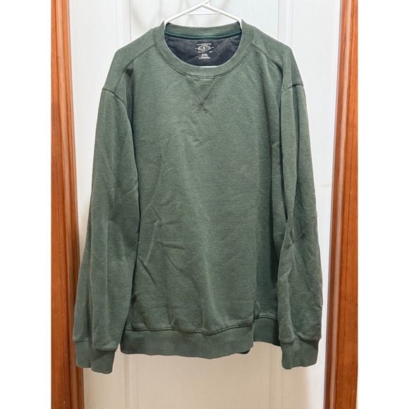 G.H. Bass & Co. Other - GH Bass & Co Mens XXL Olive Green Crewneck Fleece Sweatshirt Workwear Pullover